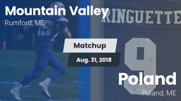 Matchup: Mountain Valley vs. Poland  2018