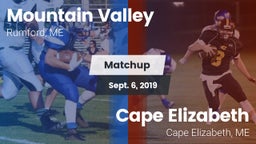 Matchup: Mountain Valley vs. Cape Elizabeth  2019