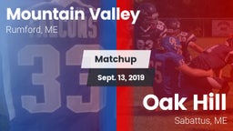 Matchup: Mountain Valley vs. Oak Hill  2019