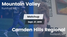 Matchup: Mountain Valley vs. Camden Hills Regional  2019