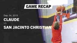 Recap: Claude  vs. San Jacinto Christian  2015