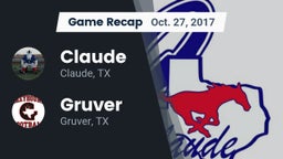 Recap: Claude  vs. Gruver  2017