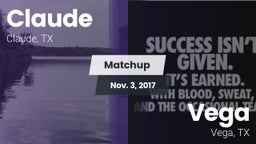 Matchup: Claude vs. Vega  2017