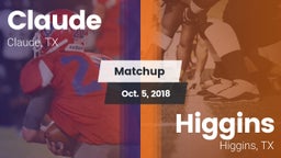 Matchup: Claude vs. Higgins  2018