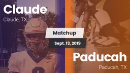 Matchup: Claude vs. Paducah  2019