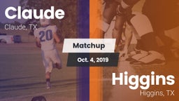 Matchup: Claude vs. Higgins  2019