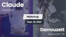 Matchup: Claude vs. Darrouzett  2020