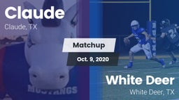 Matchup: Claude vs. White Deer  2020