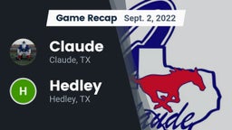 Recap: Claude  vs. Hedley  2022