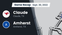 Recap: Claude  vs. Amherst  2022