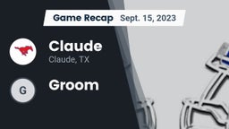 Recap: Claude  vs. Groom 2023