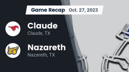 Recap: Claude  vs. Nazareth  2023