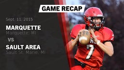 Recap: Marquette  vs. Sault Area  2015