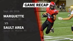 Recap: Marquette  vs. Sault Area  2016