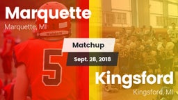 Matchup: Marquette vs. Kingsford  2018