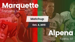 Matchup: Marquette vs. Alpena  2019