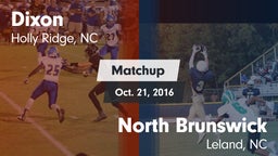 Matchup: Dixon vs. North Brunswick  2016