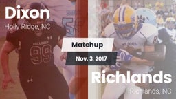 Matchup: Dixon vs. Richlands  2017