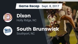 Recap: Dixon  vs. South Brunswick  2017