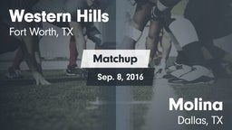 Matchup: Western Hills High vs. Molina  2016