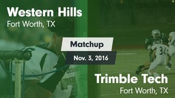 Matchup: Western Hills High vs. Trimble Tech  2016