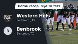 Recap: Western Hills  vs. Benbrook  2019
