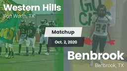 Matchup: Western Hills High vs. Benbrook  2020