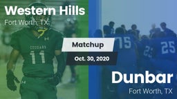 Matchup: Western Hills High vs. Dunbar  2020