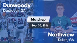 Matchup: Dunwoody vs. Northview  2016