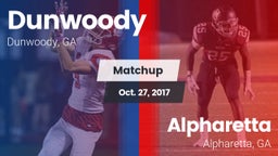 Matchup: Dunwoody vs. Alpharetta  2017