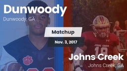 Matchup: Dunwoody vs. Johns Creek  2017