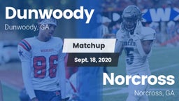 Matchup: Dunwoody vs. Norcross  2020