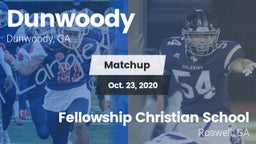 Matchup: Dunwoody vs. Fellowship Christian School 2020