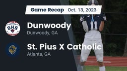 Recap: Dunwoody  vs. St. Pius X Catholic  2023