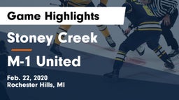 Stoney Creek  vs M-1 United  Game Highlights - Feb. 22, 2020