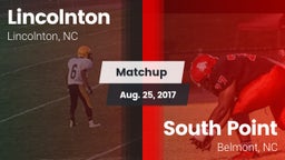 Matchup: Lincolnton vs. South Point  2017