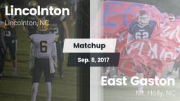Matchup: Lincolnton vs. East Gaston  2017