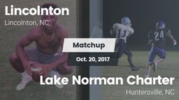 Matchup: Lincolnton vs. Lake Norman Charter  2017