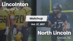 Matchup: Lincolnton vs. North Lincoln  2017