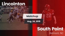 Matchup: Lincolnton vs. South Point  2018