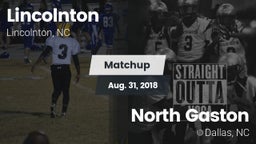 Matchup: Lincolnton vs. North Gaston  2018