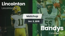 Matchup: Lincolnton vs. Bandys  2018