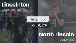 Matchup: Lincolnton vs. North Lincoln  2018