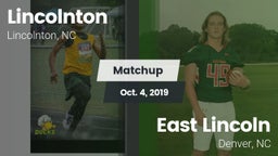 Matchup: Lincolnton vs. East Lincoln  2019