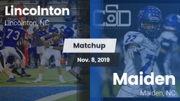 Matchup: Lincolnton vs. Maiden  2019