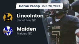 Recap: Lincolnton  vs. Maiden  2023