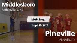 Matchup: Middlesboro vs. Pineville  2017