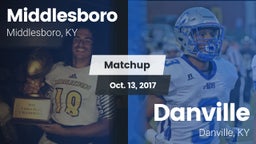 Matchup: Middlesboro vs. Danville  2017