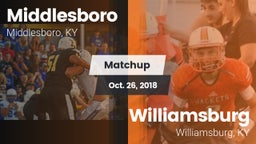 Matchup: Middlesboro vs. Williamsburg   2018