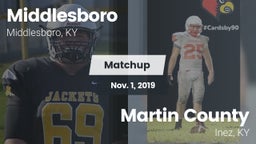 Matchup: Middlesboro vs. Martin County  2019